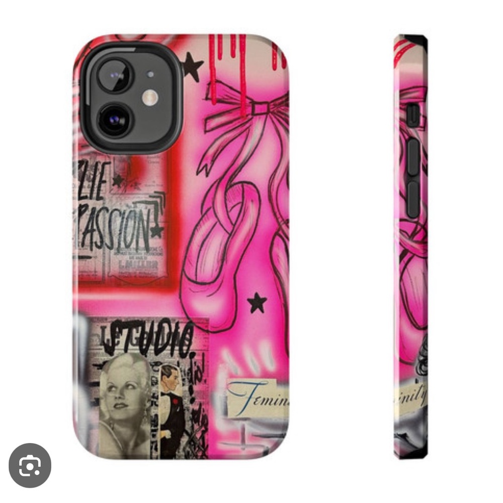 Plié passion Airbrush iPhone case - 14 pro max
